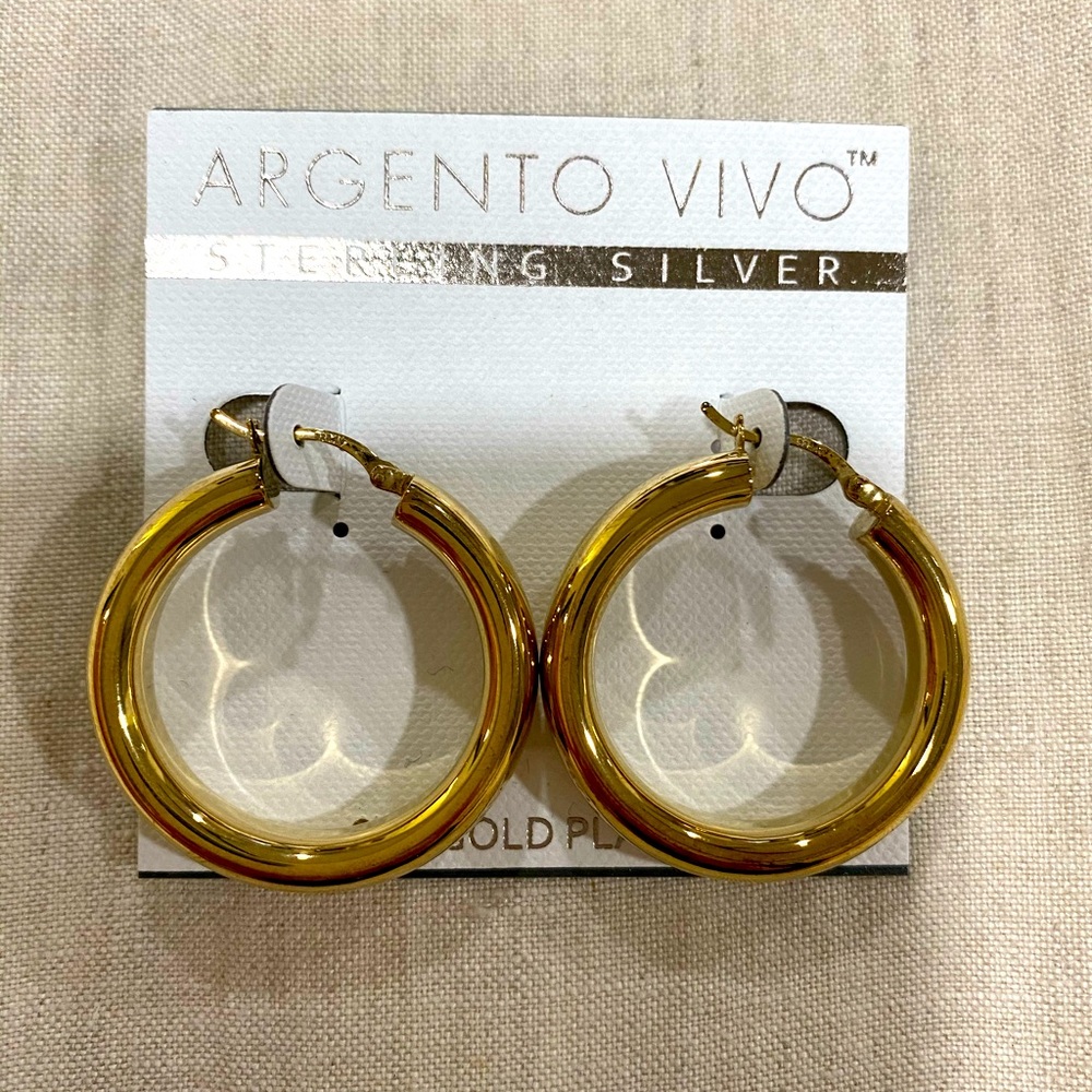 COPY - Brand NEW cute thick gold hoops!